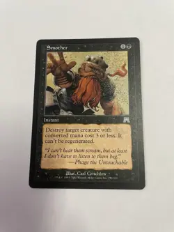 MTG Onslaught - Smother - NM - Image 1