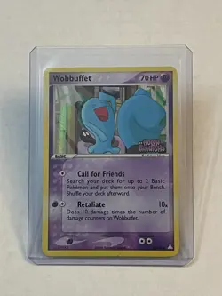 Pokemon TCG Wobbuffet 56/110 Holon Phantoms Reverse Holo STAMPED 2006 *DMG* - Image 1