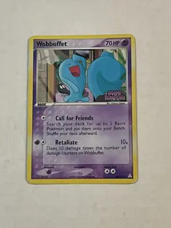 Pokemon TCG Wobbuffet 56/110 Holon Phantoms Reverse Holo STAMPED 2006 *DMG* - Image 3