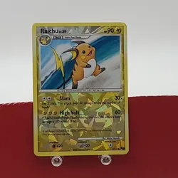 Pokemon TCG Raichu 003/017 POP Series 9 Reverse Holo Rare Stage 1 HP 90 - Image 1