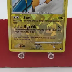 Pokemon TCG Raichu 003/017 POP Series 9 Reverse Holo Rare Stage 1 HP 90 - Image 3