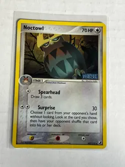 Noctowl Reverse Holo 43/115 Unseen Forces Pokemon Card MP - Image 1