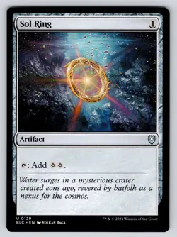 Sol Ring U Commander: Bloomburrow 129 NM MTG BLC Magic - Image 1