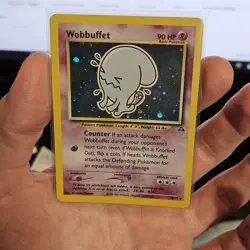 Pokemon Wobbuffet Holo Rare #16/75 2001 Unlimited Neo Discovery - Image 1