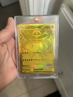 Pokemon TCG Mega Zygarde EX 124/088 Gold Mega Hyper Rare Perfect Order - Image 2