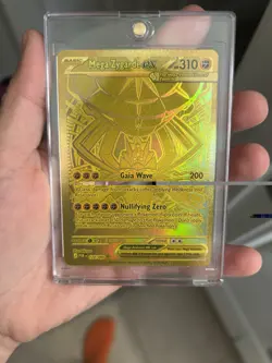 Pokemon TCG Mega Zygarde EX 124/088 Gold Mega Hyper Rare Perfect Order - Image 3