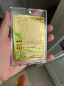 Pokemon TCG Mega Zygarde EX 124/088 Gold Mega Hyper Rare Perfect Order - Image 4