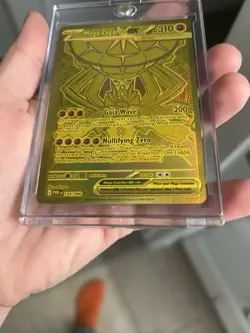 Pokemon TCG Mega Zygarde EX 124/088 Gold Mega Hyper Rare Perfect Order - Image 5