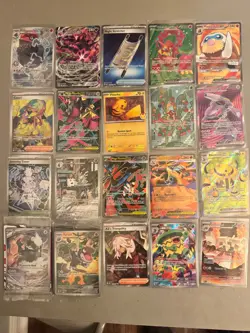 TCG Pokemon Card Lot -English IRs, Full Arts 20 cards - Image 1