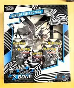 Pokemon TCG Scarlet & Violet Black Bolt Binder Collection Box - SHIPS SAME DAY - Image 1