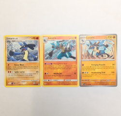 Pokemon TCG Lucario Stage 1 English 3 Card Lot - 5/146, 67/156, 114/198 - Image 1
