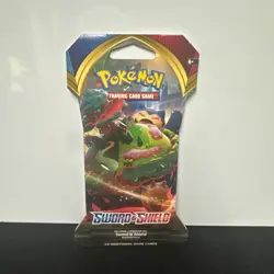 Sword and Shield Base Booster Pack Sleeved - 1x NEW English Sealed Pokemon 2020 - Image 1