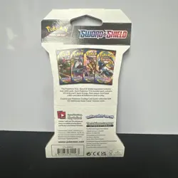 Sword and Shield Base Booster Pack Sleeved - 1x NEW English Sealed Pokemon 2020 - Image 2
