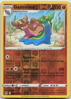 Gastrodon 102/196 Uncommon Lost Origin Pokemon Reverse Holo Near Mint - Image 1