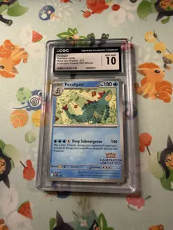 POKEMON FERALIGATR ILLUSTRATION CONTEST WINNER 2024 #213 CGC Gem Mint 10 - Image 1