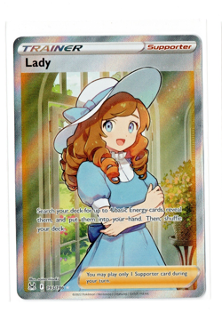 Pokemon TCG Lady 193/196 Sword & Shield Lost Origins Full Art Ultra Rare Holo NM - Image 1