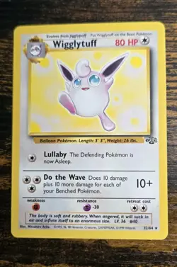 Wigglytuff Pokemon Unlimited Rare Jungle 32/64 - WOTC - Near Mint - Image 2