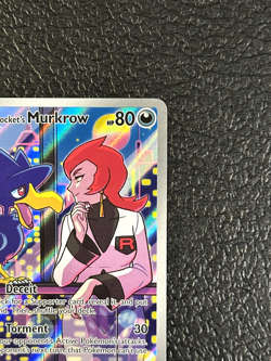 Team Rocket's Murkrow 200/182 - Destined Rivals - IR - Pokemon TCG NM MINT !!! - Image 3