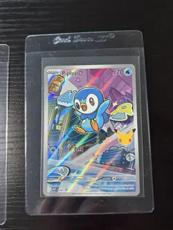 Pokemon First Partner Illustration Collection Series 1 Sinnoh Gen 4 Starters Set - Image 5