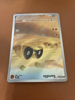 2023 Pokemon TCG Scarlet and Violet Base Sandile Ir 216/198 Read Description - Image 4