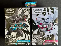 Pokemon Black Bolt and White Flare Booster Bundle Set of 2 Sealed New - Image 1
