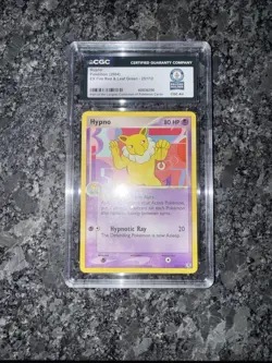 2004 Pokemon Hypno EX Fire Red & Leaf Green 25/112 Guinness World Record CGC - Image 1