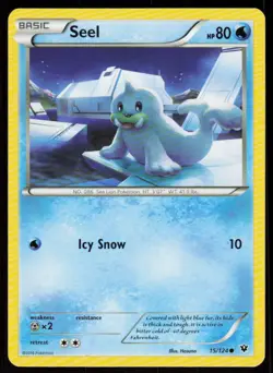 Seel 15/124 Common Fates Collide Pokemon Near Mint - Image 1