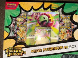 Pokemon TCG: Mega Evolution Ascended Heroes - Mega Meganium ex Box - Image 1