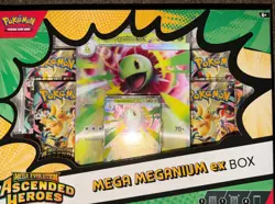 Pokemon TCG: Mega Evolution Ascended Heroes - Mega Meganium ex Box - Image 2