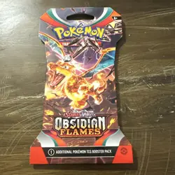 Pokemon Obsidian Flames Sleeved Booster Pack - Image 1