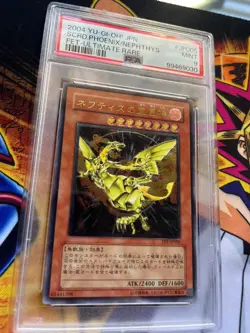 Sacred Phoenix Of Nephthys FET-JP005 Ultimate Rare Yugioh Japanese PSA 9 - Image 5