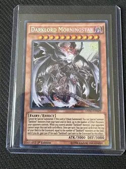 Darklord Morningstar DESO-EN029 Destiny Soldiers 1st Edition Nm - Image 1