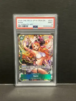 2026 ONE PIECE OP14-EB04 EN NAMI ALTERNATE ART #031 MINT 9 - Image 1