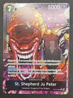 St. Shepherd Ju Peter (R) Alt Art OP13-084 One Piece TCG Carrying On His Will - Image 1