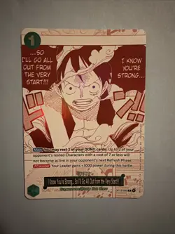 Monkey D. Luffy - OP13-040 - Treasure Campaign Promo - One Piece English - Image 2