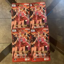 One Piece EB-03 Heroines Edition Sleeved Booster Packs English Lot Of 4 New! - Image 1