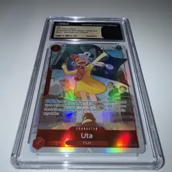 One Piece CCG Uta Emperors Rare Alternate Art Parallel OP09-002 CGC 10 Pristine - Image 1