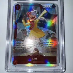 One Piece CCG Uta Emperors Rare Alternate Art Parallel OP09-002 CGC 10 Pristine - Image 3