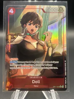 One Piece Doll OP11-008 Alt Art Rare NM - Image 1