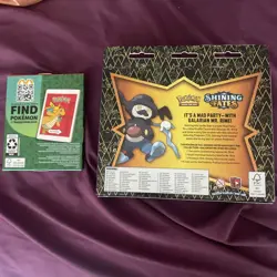 Pokemon TCG: Shining Fates Mad Party Pin Collection: (Galarian Mr. Rime) + McD - Image 2