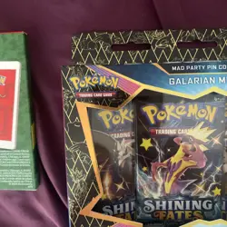 Pokemon TCG: Shining Fates Mad Party Pin Collection: (Galarian Mr. Rime) + McD - Image 3