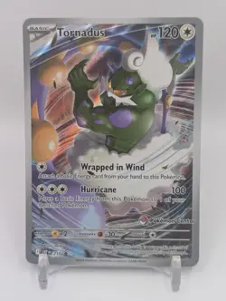 Tornadus Pokemon Center Stamped White Flare Black Star Promo SVP EN 210 - Image 1