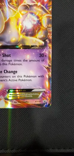 Pokemon TCG Mewtwo EX XY Black Star Promos XY107 Holo Promo #XY107 - Image 4