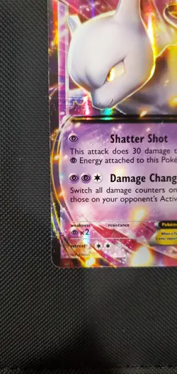Pokemon TCG Mewtwo EX XY Black Star Promos XY107 Holo Promo #XY107 - Image 5