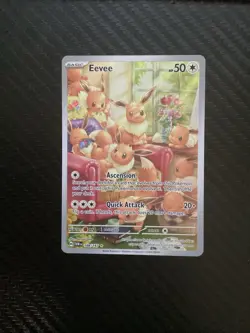Pokemon: 1x Eevee - 188/167 - Illustration Rare - NM Twilight Masquerade SV - Image 1