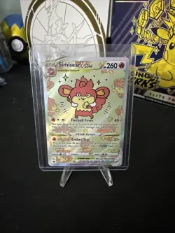 Simisear VSTAR NM GG37/GG70 Ultra Rare Crown Zenith Pokemon TCG Near Mint - Image 1