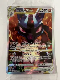 Lucario VSTAR SWSH291 Sealed Sword Shield Promo Crown Zenith ETB Pokemon TCG NM - Image 2