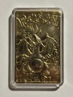 1999 Pokemon Charizard #6 24k Gold Plated Burger King Promo - Image 1