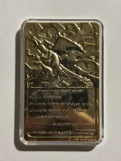 1999 Pokemon Charizard #6 24k Gold Plated Burger King Promo - Image 2