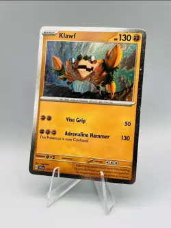 Pokemon TCG Klawf 122/198 Scarlet & Violet - Cosmos Holo Rare - Image 1